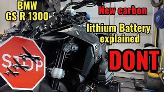 Get A Detailed Look At Bmw R 1300 Gs Battery Removal & Learn How To Live With Lithium Power.