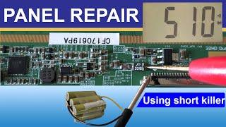 LED TV Panel Repair using short killer