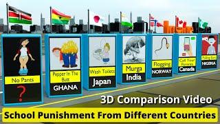 School Punishment from Different Countries  Insane data
