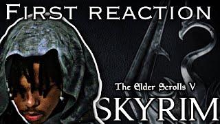 I PLAYED SKYRIM FOR THE FIRST TIME EVER...