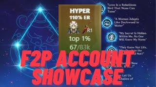 Account review of a top 1% F2P player 2 years