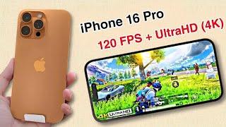 iPhone 16 Pro BGMI Graphics Test  iPhone 16 Pro PUBG Test 120 FPS