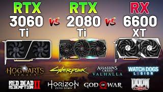 RTX 3060 Ti vs. RTX 2080 Ti vs. RX 6600 XT in 2023 Test in 8 Games 2K Perfect Choice?