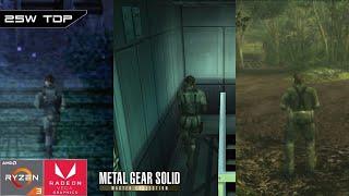 Metal Gear Solid Master Collection  AMD Ryzen 3 3200U Vega 3