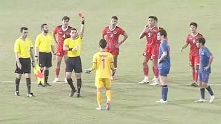 Highlights  U22 INDONESIA 5-2 U22 THAILAND  CRAZY KUNGFU scene with 6 RED cards