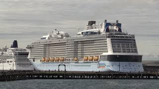 FOUR PASSENGER SHIPS DEPARTING FROM SOUTHAMPTON SUNDAY 220522