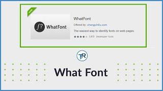 WHAT FONT CHROME EXTENSION  IDENTIFY FONT WITHIN 1 MINUTE   BEST CHROME EXTENSION