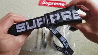 Unboxing Authentic SUPREME Black Box Logo Shoulder Bag 3 11 18