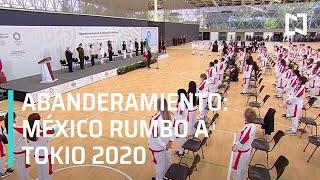 AMLO encabeza abanderamiento de la Delegación Mexicana rumbo a Tokio 2020