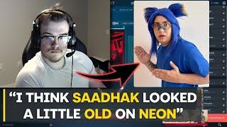 Zellsis Calls Saadhak TOO OLD To Play Neon & Says They Should Drop 1 More Player