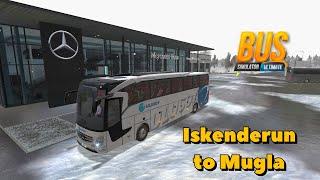 Bus Simulator Ultimate - Iskenderun to Mugla  Gameplay  Snow Weather