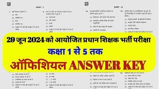 Bpsc Head Master Official ANSWER KEYBpsc Head Master Ka Cut-off Kitna JayegaHead Master Answer Key