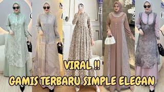 40 MODEL GAMIS TERBARU SIMPLE ELEGAN 2024 2025