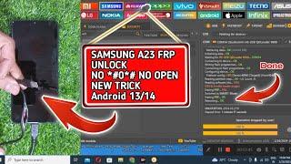 No *#0*# No test point  Samsung a23 frp Unlock tool  Samsung a23 frp With edl cable  Android 14