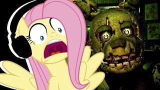 Fluttershee plays Five Nights at Freddys 3   LOSING IT