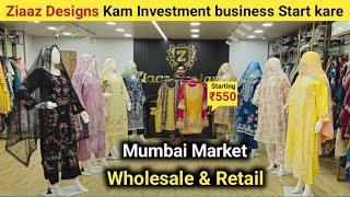 Ziaaz Designs neck design kurti  wholesale retail market Mumbai  without investment business start