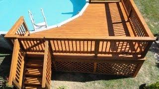 How to Build a Deck around a Pool