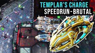 StarCraft 2 LotV Speedrun - Mission 14 Templars Charge Brutal