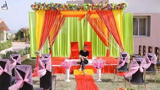 Gorgeous wedding mandap decoration - empty space decor #latestfashion #wedding #mandap