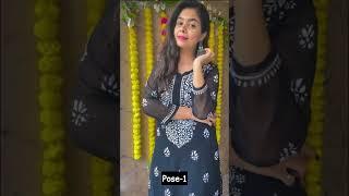 Photo Poses In Kurta  Poses For Girls  Santoshi Megharaj #shorts #ashortaday