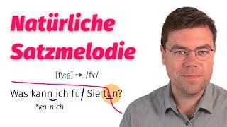 Satzmelodie Intonation - Deutsche Aussprache + Übungen