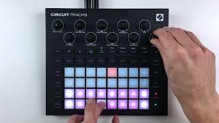 Novation Circuit Track  TechnoHouse Jam No Talking