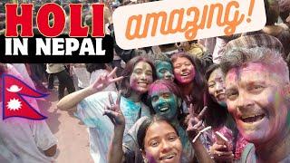 Holi In Kathmandu Nepal is next level fun