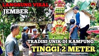 TRADISI UNIK‼️ MENIKMATI SUASANA KAMPUNG YANG INDAH  PERSIAPAN KARNAVAL ARAK ARAKAN GUNUNGAN BUAH