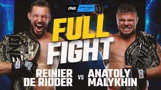 Reinier de Ridder vs. Anatoly Malykhin  ONE Championship Full Fight
