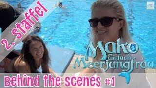 Mimmi zum ersten Mal im Wasser  Mako - Einfach Meerjungfrau  Behind the Scenes Special