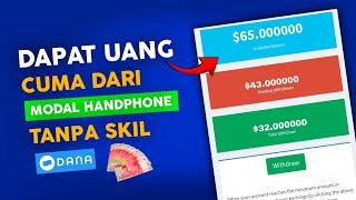 Dapat Uang  Cuma Modal Handphone & Tanpa Skil  - Cara Menghasilkan Uang Dari Internet