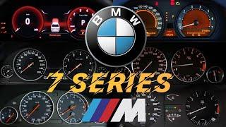 All BMW 7 SERIES1977-2023 ACCELERATION BATTLE 0-100E23 E32 E38 E65E66E67E68 F01 F02F03F04 G11G12