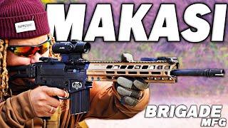 The Brigade Manufacturing MAKASI  AR15 - FAL Hybrid - First Shots 