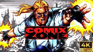 Comix Zone 1995  Full Walkthrough  Best ending  Max Difficulty  4k