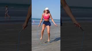 Life’s a beach ️ #jumprope #skipping #footwork #tricks