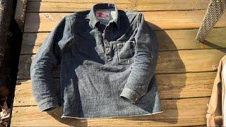 Fade Diary Ep. 26 New project- FOB Factory G3 Denim Pullover. Size 38.