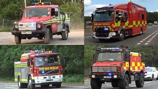 HUGE Wildfire at Longmoor Range Multiple Emergency Vehicles Responding - HIOWFRS