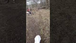 Double Logs - Double Pain  #enduro #shorts #hardenduro #logs #jumpscare #эндуро #husaberg #moto