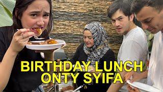 Birthday Lunch onty Syifa Hadju