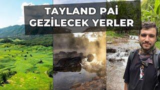 Tayland Paide Gezilecek Yerler - Kaplıca - Şelale - Bambu Köprü 10