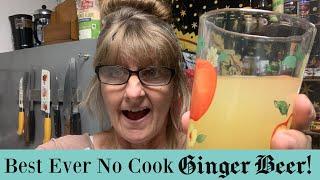 No Cook Easy Homemade Fermented Ginger Beer Recipe