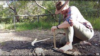 How to make fire  bushcraft friction fire  bow drill campfire