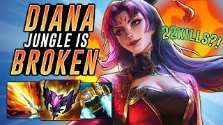 NEW Broken Diana Jungle Build INSANE DAMAGE