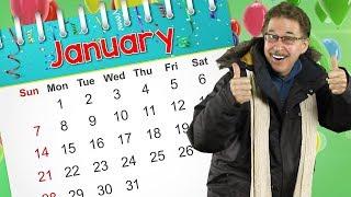 January  Calendar Song for Kids  Jack Hartmann