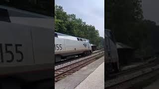Amtrak making a beautiful arrival Harpers Ferry National Historical Park #bigtrain #railway