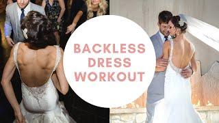 BUILD BEAUTIFUL BACK MUSCLES  BACKLESS DRESS WORKOUT