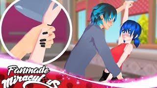 Miraculous Ladybug MARINETTE & LUKA - Peleando por un pastel