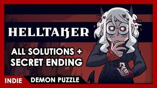 Helltaker - FULL PLAY All solutions + Secret Ending