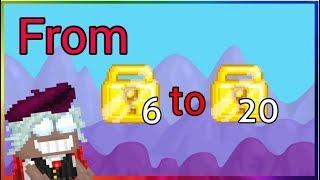 Growtopia  How to get rich with 6 wls BEST METHOD
