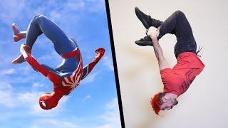 Trying Stunts From Spider-Man 2 IN REAL LIFE PS5 Parkour